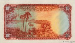 10 Shillings RHODESIA E NYASALAND (Federazione della)  1958 P.20a q.FDC