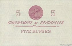 5 Rupees SEYCHELLES  1954 P.11a SC+