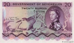 20 Rupees SEYCHELLEN  1968 P.16a ST