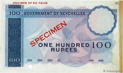 100 Rupees Essai SEYCHELLEN  1968 P.18cts VZ