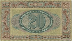 20 Francs SWITZERLAND  1915 P.12b XF