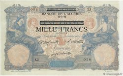 1000 Francs sur 100 Francs Non émis TUNESIEN  1942 P.31 fST+