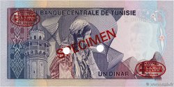 1 Dinar Spécimen TUNISIE  1972 P.67s NEUF