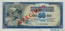 50 Dinara Spécimen YUGOSLAVIA  1968 P.083s AU