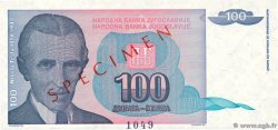 100 Dinara Spécimen YUGOSLAVIA  1994 P.139s SC+