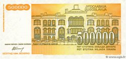 500000 Dinara Spécimen YUGOSLAVIA  1994 P.143s q.FDC