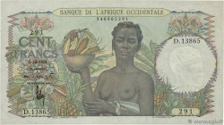 100 Francs  FRENCH WEST AFRICA  1951 P.40 SPL