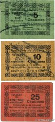 5, 10 et 25 Centimes Lot ALGERIEN Douéra 1916 K.216, K.217 et K.218