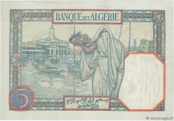5 Francs ALGÉRIE  1928 P.077a SUP+