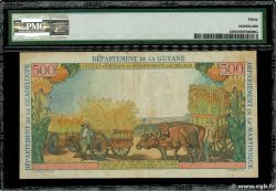5 Nouveaux Francs sur 500 Francs Pointe à Pitre  ANTILLES FRANÇAISES  1962 P.04 TTB