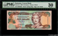 50 Dollars BAHAMAS  1996 P.61 VF