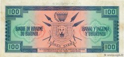 100 Francs BURUNDI  1966 P.17b VZ
