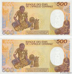 500 Francs Consécutifs ZENTRALAFRIKANISCHE REPUBLIK  1991 P.14d ST