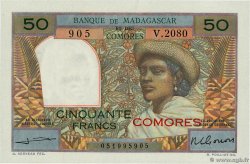 50 Francs KOMOREN  1963 P.02b2 fST
