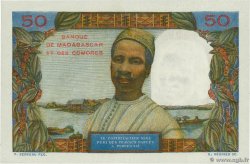50 Francs COMORE  1963 P.02b2 AU