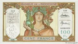 100 Francs Spécimen DJIBUTI  1931 P.08s AU+