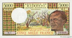 5000 Francs DJIBUTI  1979 P.38a q.FDC