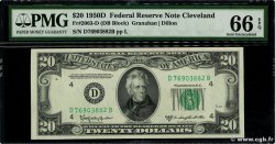 20 Dollars ESTADOS UNIDOS DE AMÉRICA Cleveland 1950 P.440d FDC