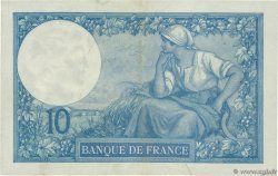10 Francs MINERVE FRANCE  1916 F.06.01 pr.TTB