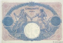 50 Francs BLEU ET ROSE FRANCIA  1917 F.14.30 SPL