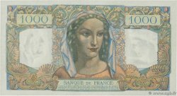 1000 Francs MINERVE ET HERCULE FRANKREICH  1945 F.41.02 VZ