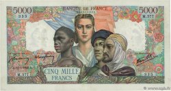 5000 Francs EMPIRE FRANÇAIS FRANCIA  1945 F.47.25 BC+