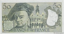 50 Francs QUENTIN DE LA TOUR FRANCIA  1992 F.67.19b q.FDC
