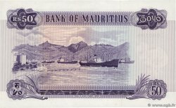 50 Rupees Petit numéro ISOLE MAURIZIE  1967 P.33a AU+
