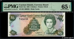 5 Dollars CAYMANS ISLANDS  1991 P.12a UNC