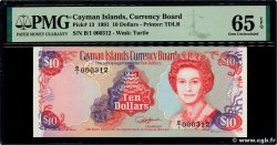 10 Dollars CAYMANS ISLANDS  1991 P.13a UNC