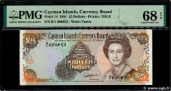 25 Dollars CAYMANS ISLANDS  1991 P.14 UNC