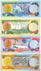 1 au 25 Dollars Lot CAYMAN ISLANDS  1998 P.21 au P.24 UNC-