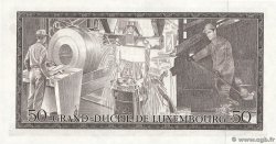 50 Francs Petit numéro LUSSEMBURGO  1972 P.55a FDC