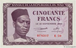 50 Francs MALI  1960 P.01 NEUF