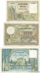 1000, 5000 et 10000 Francs Lot MAROC  1953 P.47, P.49 et P.50 B+