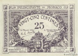 25 Centimes MONACO  1920 P.02c NEUF