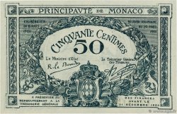 50 Centimes MONACO  1920 P.03a fST+