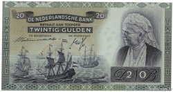 20 Gulden NIEDERLANDE  1941 P.054 fST+