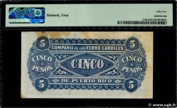 5 Pesos PUERTO RICO  1880 PS.101a SC
