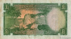 1 Pound RHODESIA E NYASALAND (Federazione della)  1960 P.21b MB