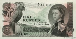 5 Rupees SEYCHELLEN  1968 P.14 fST