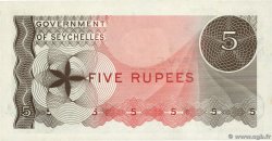 5 Rupees SEYCHELLES  1968 P.14 SPL