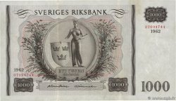 1000 Kronor SUÈDE  1962 P.46c VF-