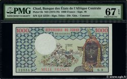 1000 Francs CHAD  1978 P.03b FDC