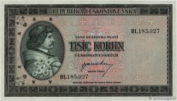 1000 Korun TSCHECHOSLOWAKEI  1945 P.065a ST