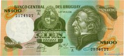 100 Nuevo Pesos  URUGUAY  1975 P.060a q.FDC