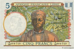 5 Francs AFRIQUE ÉQUATORIALE FRANÇAISE  1941 P.06a pr.NEUF