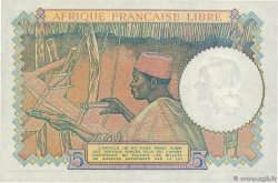 5 Francs  AFRIQUE ÉQUATORIALE FRANÇAISE  1941 P.06a q.FDC