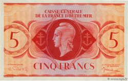 5 Francs  AFRIQUE ÉQUATORIALE FRANÇAISE  1944 P.15c AU