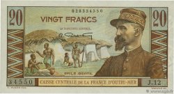 20 Francs Emile Gentil FRENCH EQUATORIAL AFRICA  1946 P.22